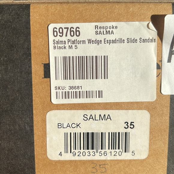 RESPOKE SALMA PLATFORM WEDGE ESPADRILLE SLIDE SANDALS - Picture 8 of 10